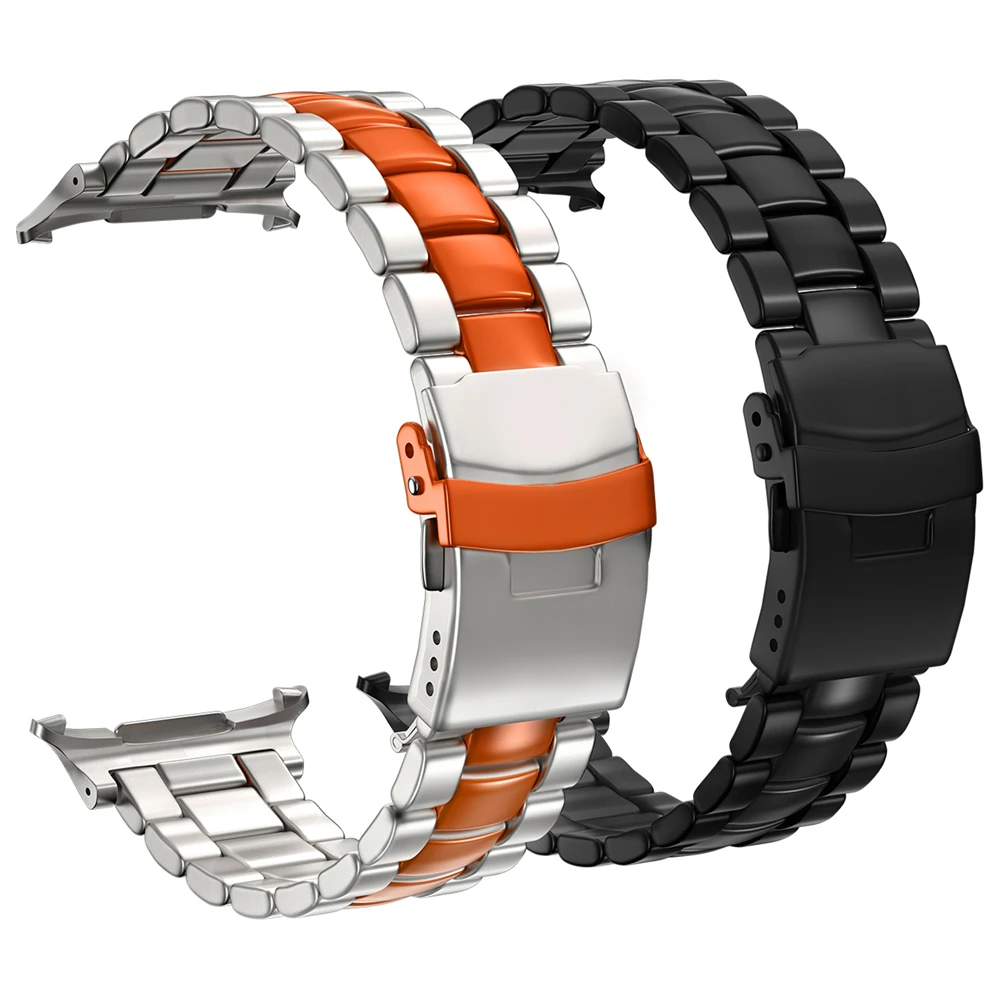 Ремешок из нержавеющей стали для Samsung Galaxy watch Ultra 47 мм браслет galaxy ultra Link мужской