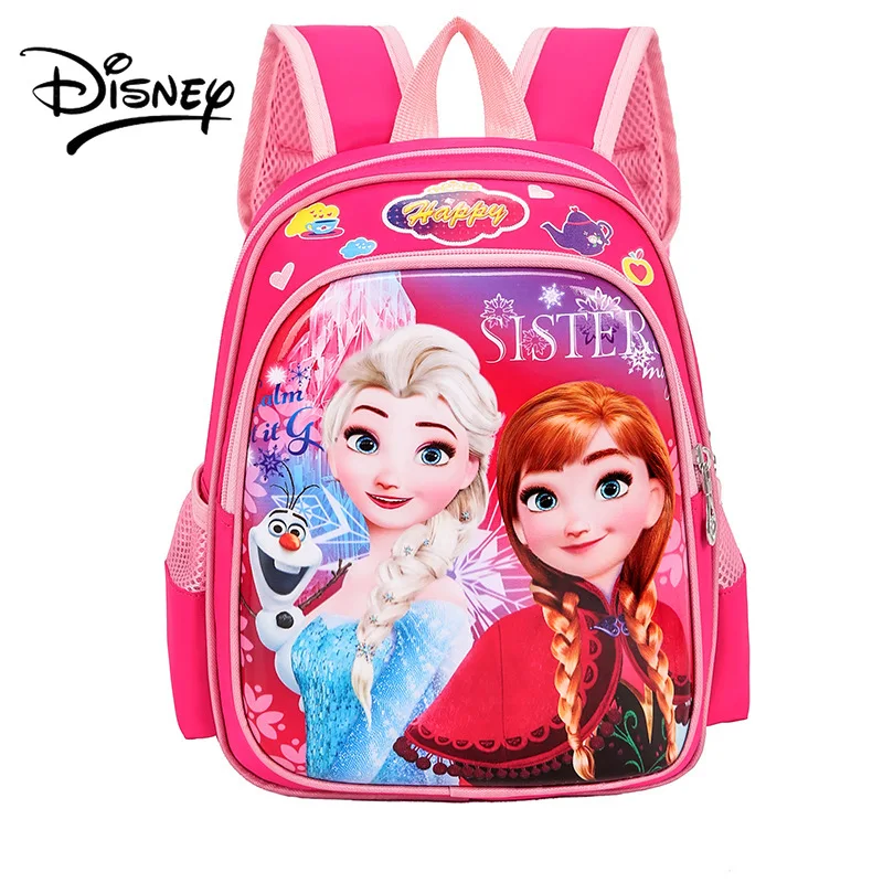Disney Children's Backpack for Kids School Bag Cute Cartoon Car Boys Durable Waterproof Kids Backpacks Kindergarten Student