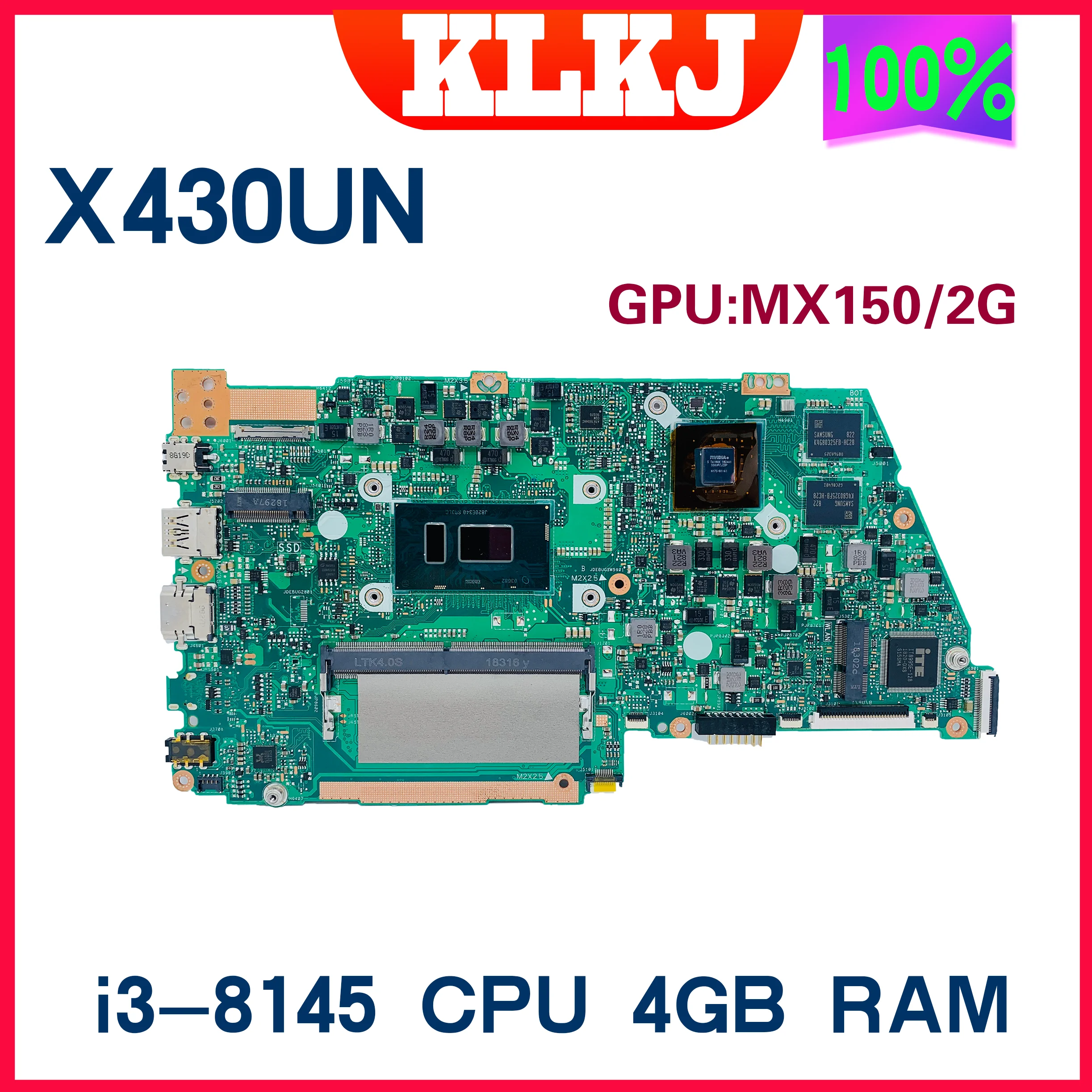 

Материнская плата Dinzi X430UN для ноутбука ASUS VivoBook S4300U A430U X430U X430UA