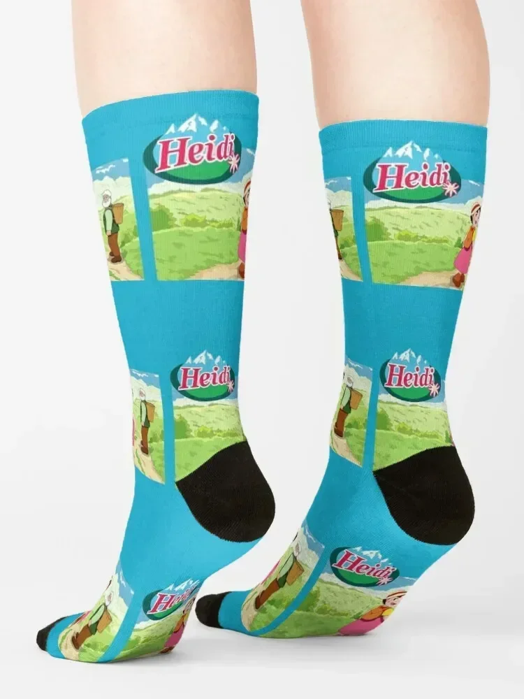 Носки Heidi крутые сумасшедшие женские носки на Хэллоуин мужские