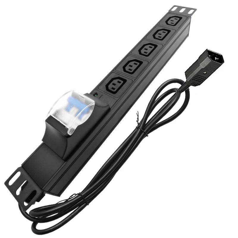 

Удлинитель с 5 выходами IEC 320, C13, PDU стойка сетевого шкафа, с воздушным выключателем, 2 м, удлинитель, вилка AU, US, UK, EU, C14