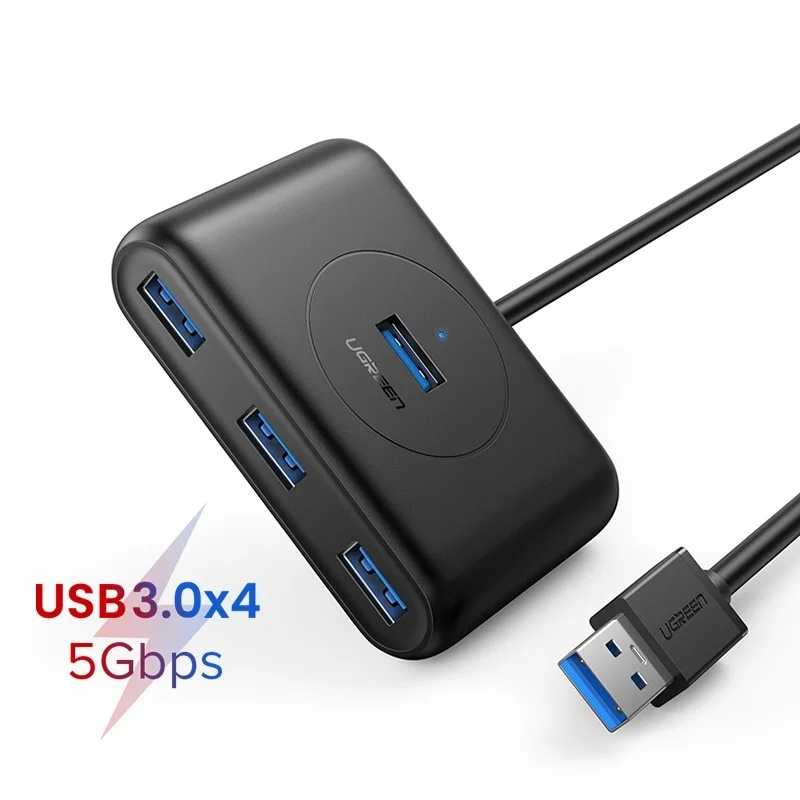 

USB Hub 4-Port USB 3.0 High-Speed USB Splitter For Hard Drives USB Flash Drive Mouse Keyboard Extend Adapter USB 3.0 Hub
