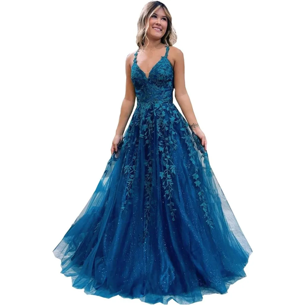 Индивидуальное кружевное блестящее тюлевое платье с цветочным принтом Vestidos De Boda