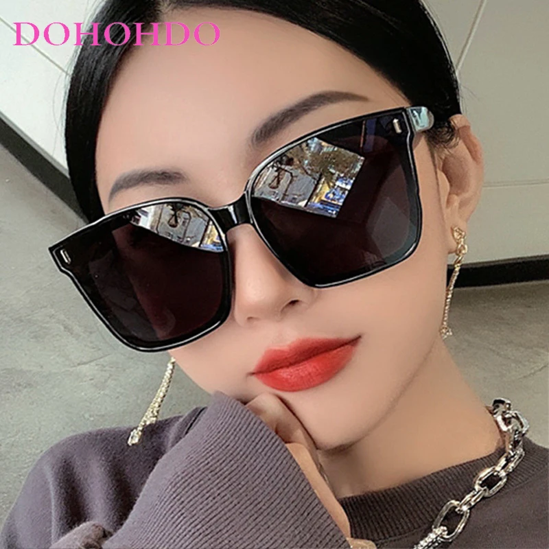 Негабаритные квадратные трендовые солнцезащитные очки с дизайном рисовых