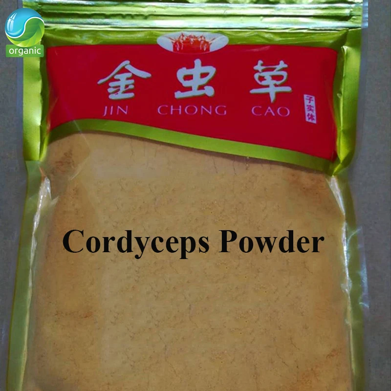 

500g Organic Cordyceps Mushroom Powder,Real Mushrooms Chong Cao Hua Powder