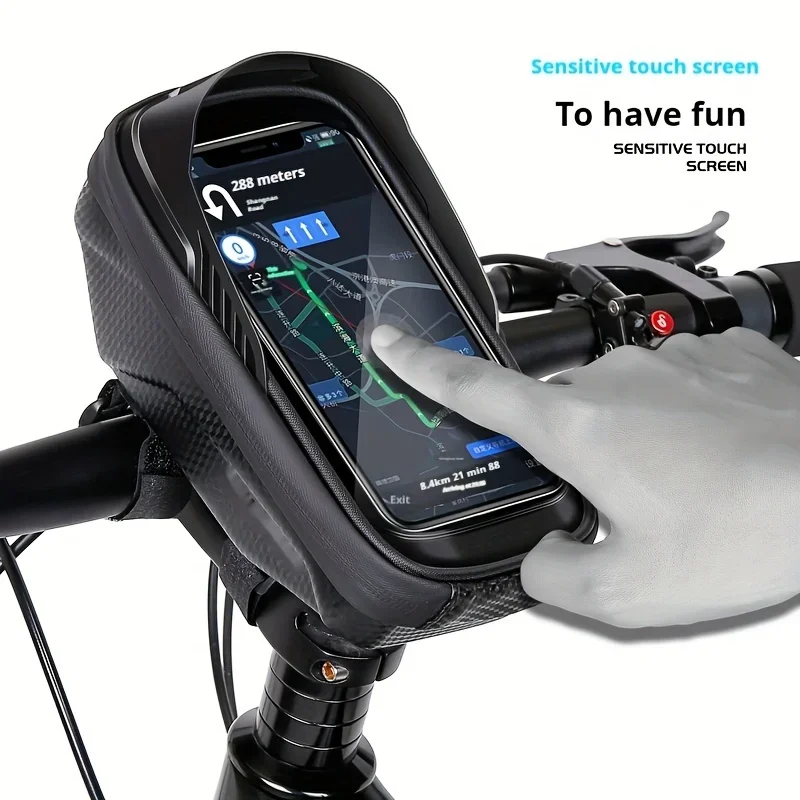 Прочная съемная велосипедная сумка на руль из этиленвинилацетата с твердым