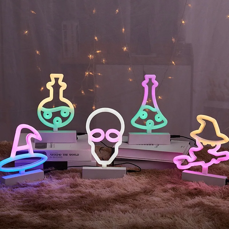 

LED Halloween Fun Atmosphere Layout Decoration Neon Lights