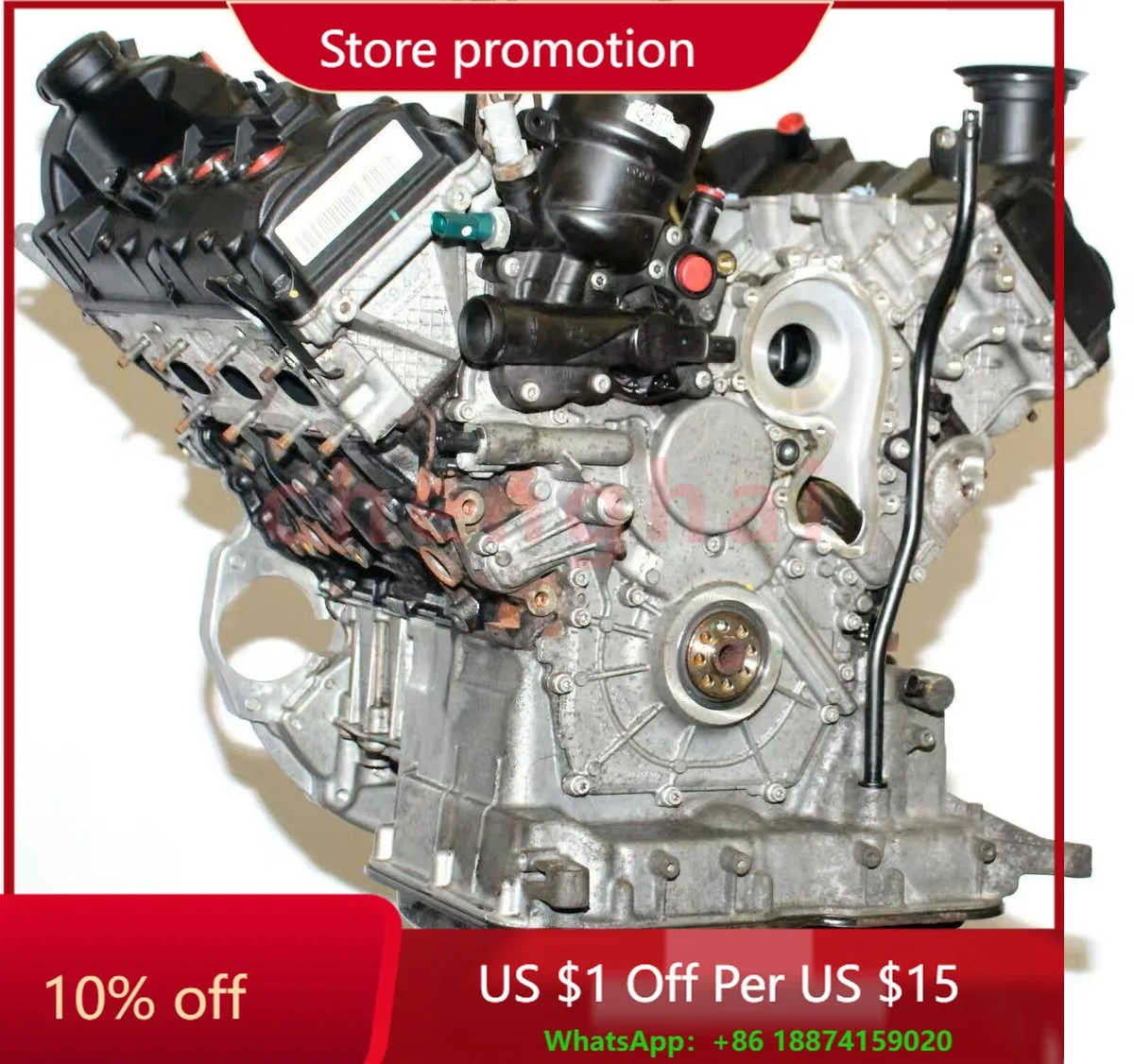 Дизельный двигатель CRC CAS CEXA 3.0L для двигателя Audi Q7 Volkswagen Porsche Cayenne V6 3.0T CRCA