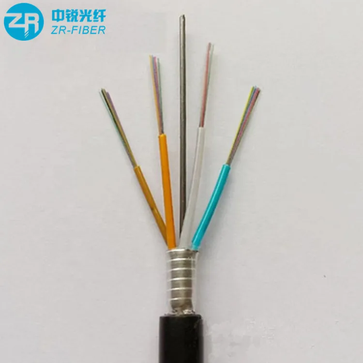 Фото Наружный оптоволоконный кабель для FTTH, цена за метр, одномодовый, 4, 6, 8, 12, 16, 24, 48, 96, 144 жил, дроп-кабель №4