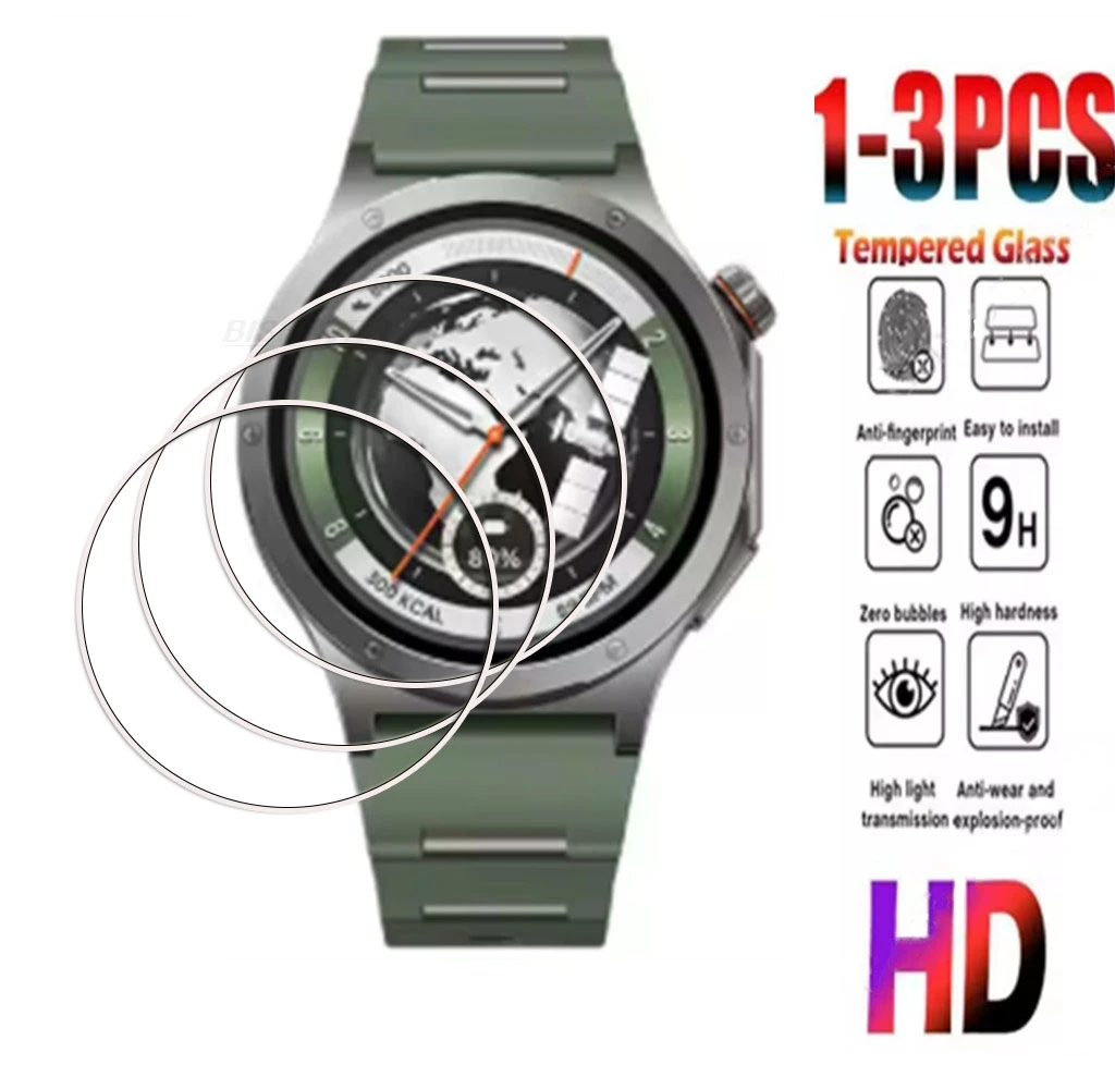 Фото 1-3 шт. закаленное стекло для смарт-часов OnePlus Watch 2R, One Plus Watch2R, Watch3, Watch4, защитная пленка для экрана, прозрачная пленка против царапин №1