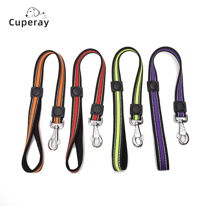 

Reflective Pet Leash, Short Dog Leash with Comfort Liner Handles for Walking and Walking Small and Medium Dog Pet Accessories
