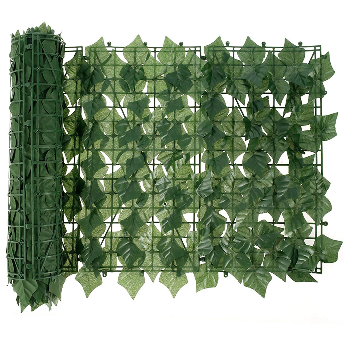 

19,7x118 дюйма искусственный забор из листьев гибкий Искусственный лист конфиденциальность забор реалистичный экран листьев трава изгороди д...