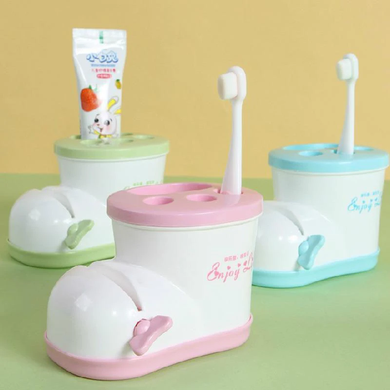 Держатель для зубных щеток в форме обуви сжиманием милая стойка ботинку хранения