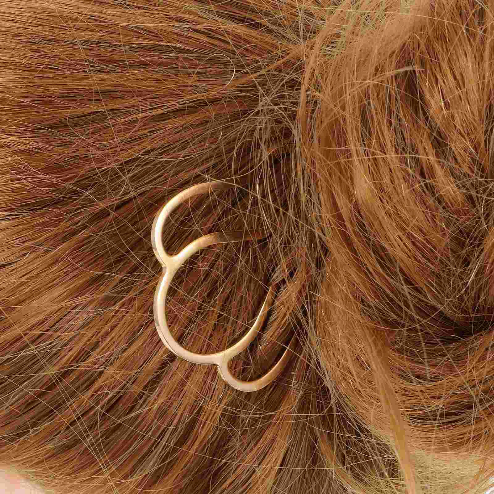 Французская прическа пучок аксессуары толстая палочка заколка для волос сделай