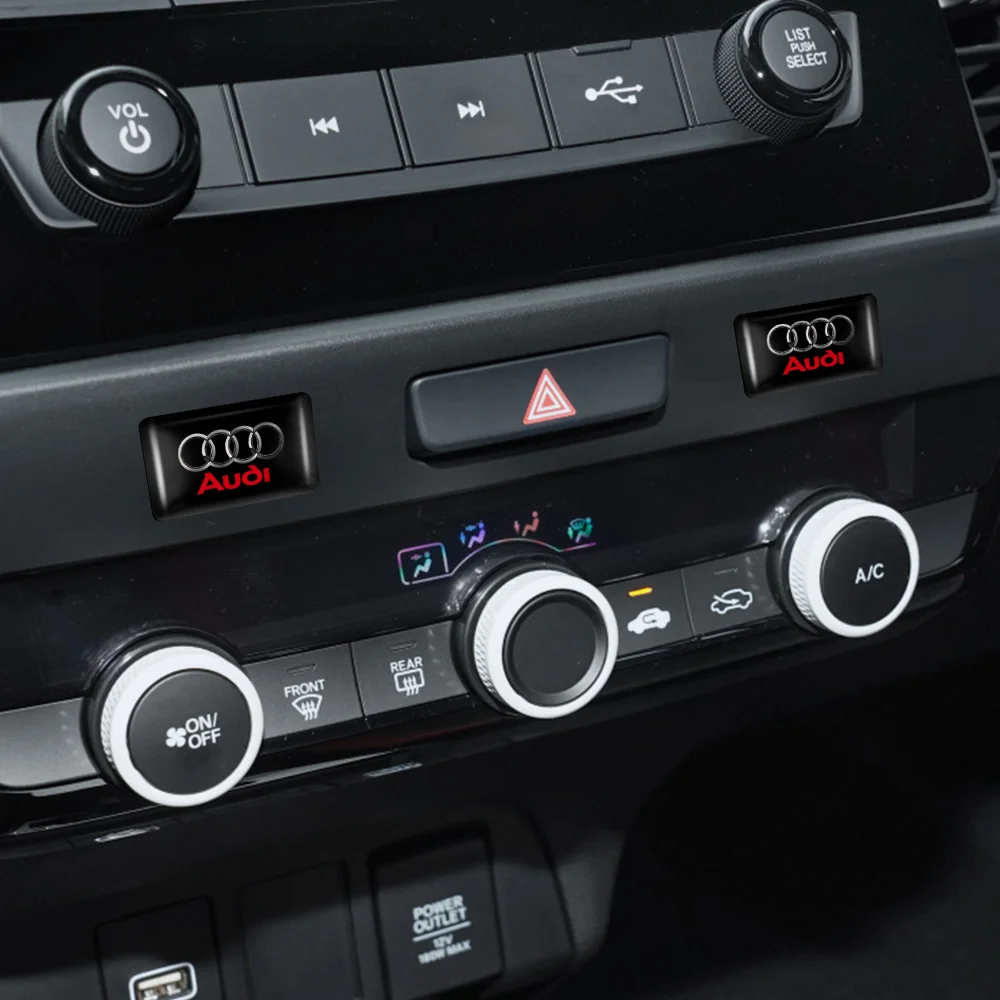 Новые 3D эпоксидные автомобильные наклейки маленькие клеевые для Audi S R Sline A3 A4 B8 8P B9