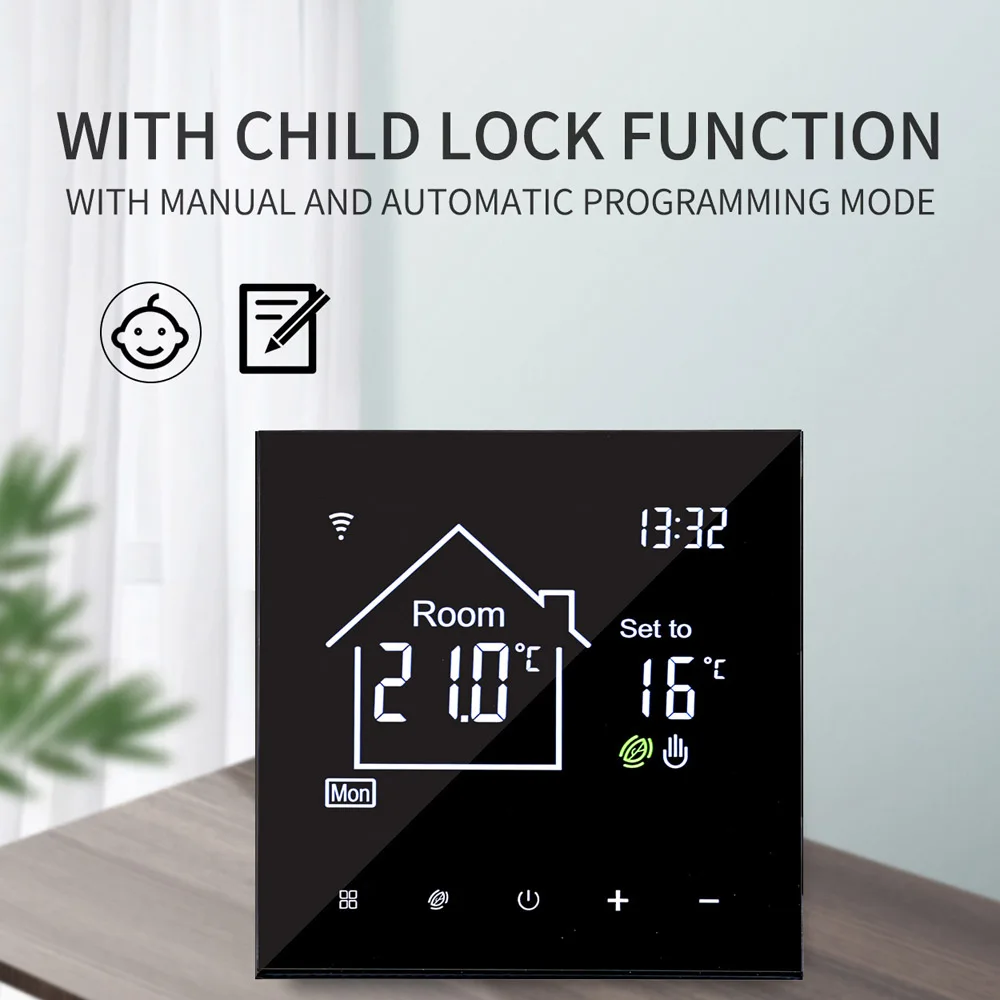 Умный термостат MAXKOSKO Tuya с Wi-Fi электрический подогреватель пола нагреватель