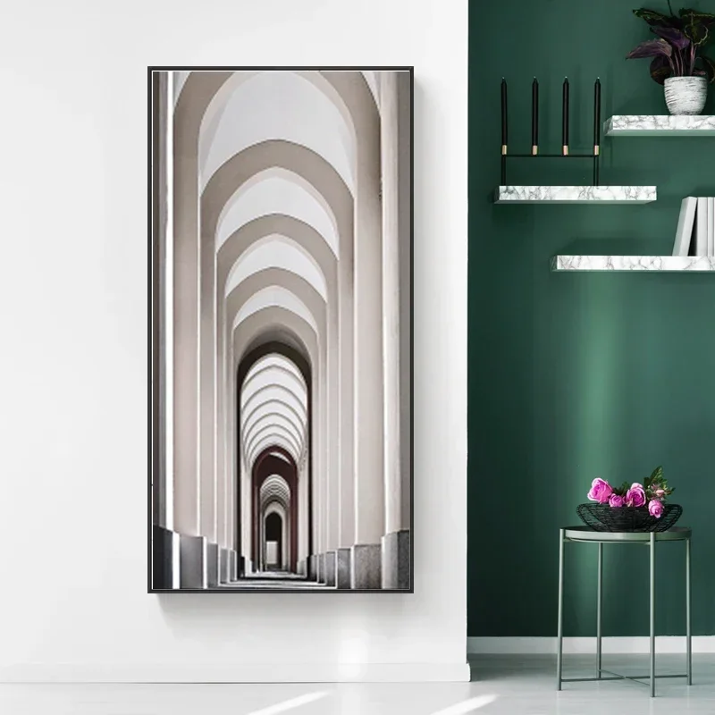 Постер с изображением АРК здания Исламская Картина на холсте настенное