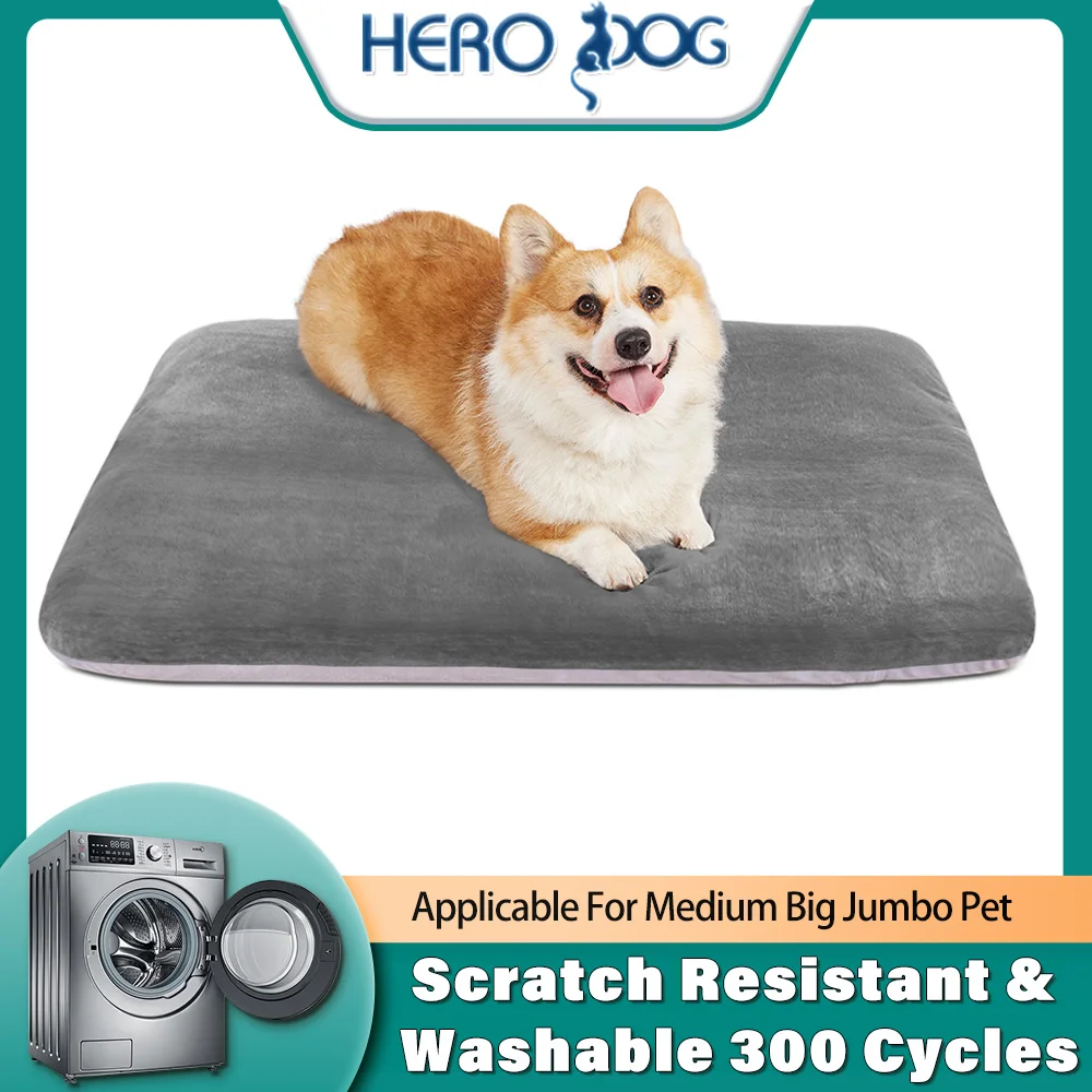 

Washable Soft Big Dog Bed Orthopedic Pet Cushion Mat Anti Slip Large Puppy Sleeping Mattress Pad
