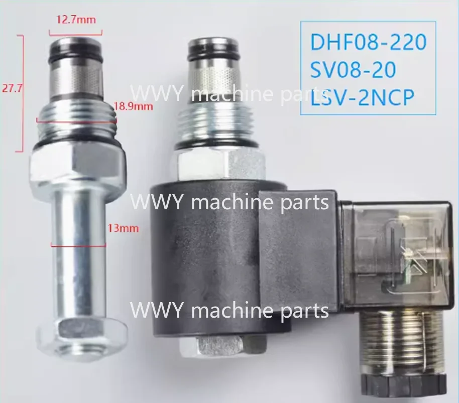 2-ходовой гидравлический электромагнитный клапан с нормально закрытым