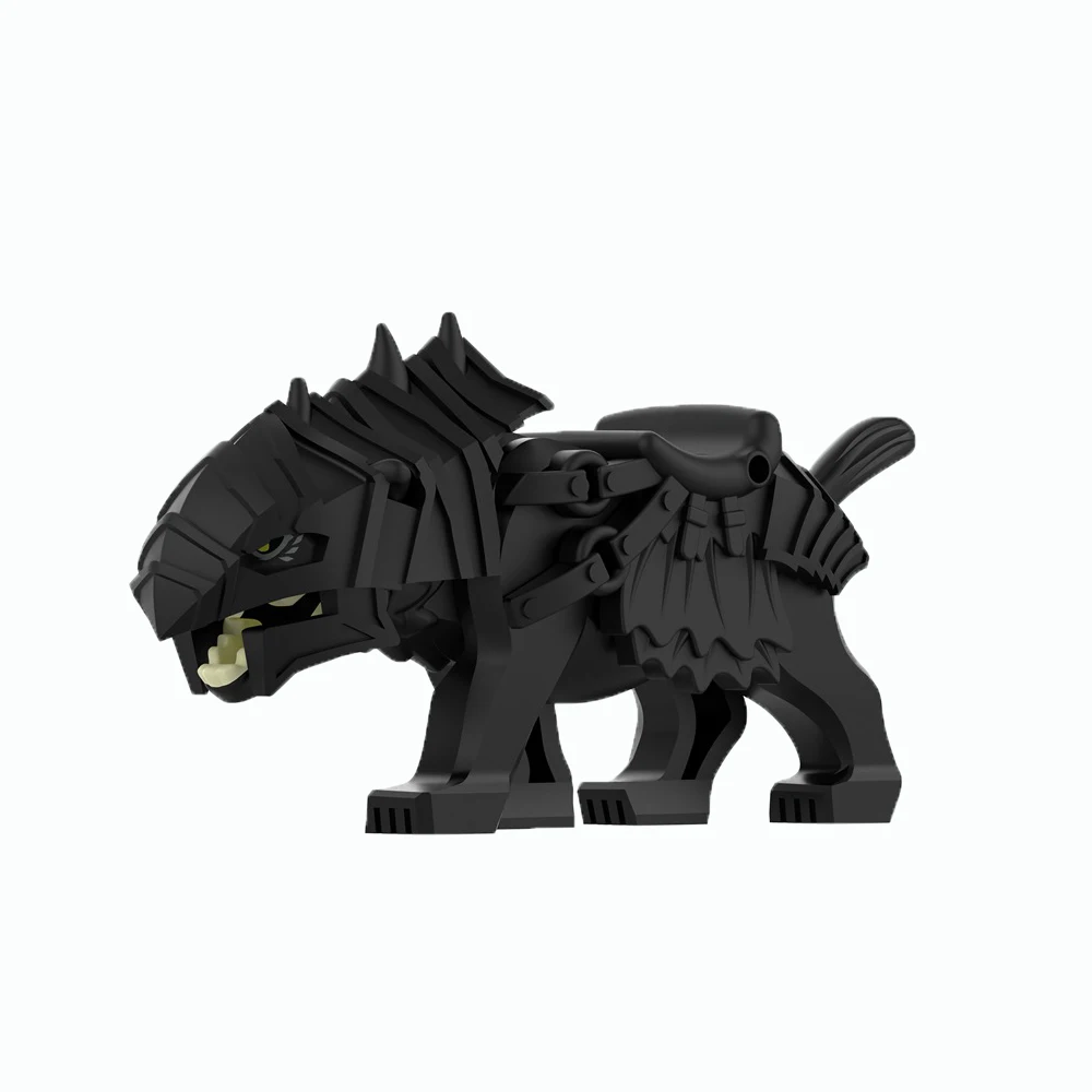 MOC Зоопарк, строительный блок для животных, набор аксессуаров, слоны, верблюд, олень, средневековые волки, динозавр, кирпичи, модель тираннозавра, игрушка (art.: 3920cdb3cc0cc) - 3920cdb3cc0cc