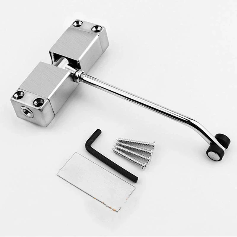 

Stainless Steel Automatic Spring Door Closer Door Closing Device Adjustable Latch Speed Door Closing Device Furniture Hardware