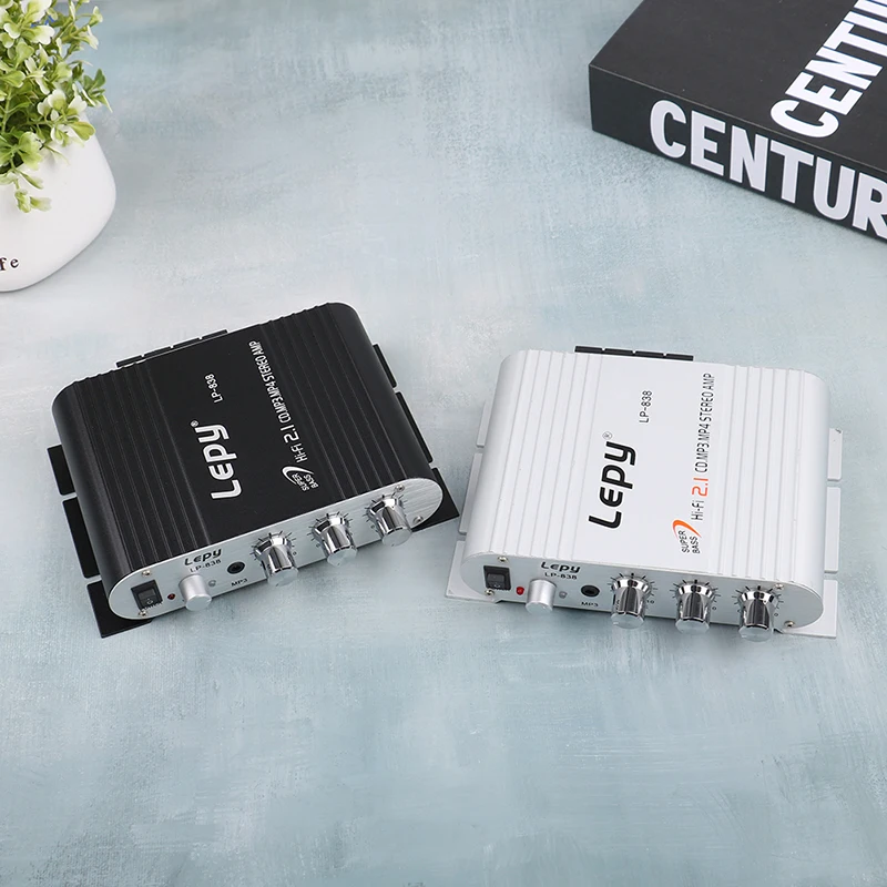 

Мощный Автомобильный усилитель LP-838, Hi-Fi 2,0, 12 В, MP3, радио, аудио, стерео, бас, динамик, бустер, плеер для мотоцикла, дома