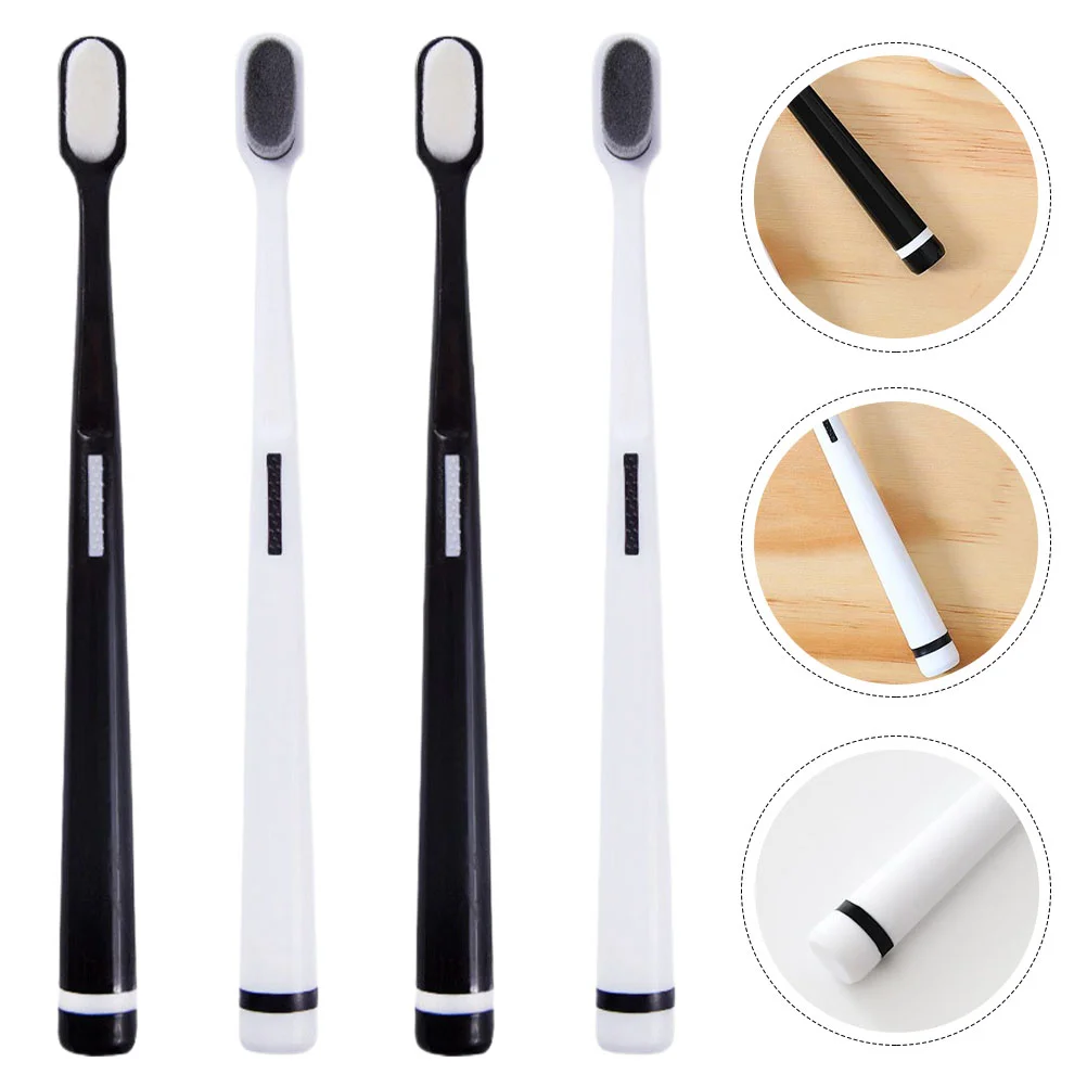 

Мягкие щетки, очищающие зубные щетки, зубные десны, Послеродовая щетка, дорожный уход за черной чувствительной нитью, хрупкая ручная головк...