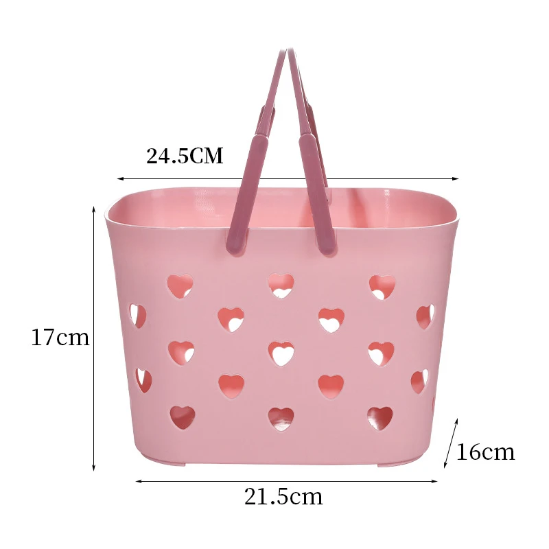 

Plastic Portable Bath Basket for Shampoo Shower Gel Bathroom Wash Storage Basket NEW