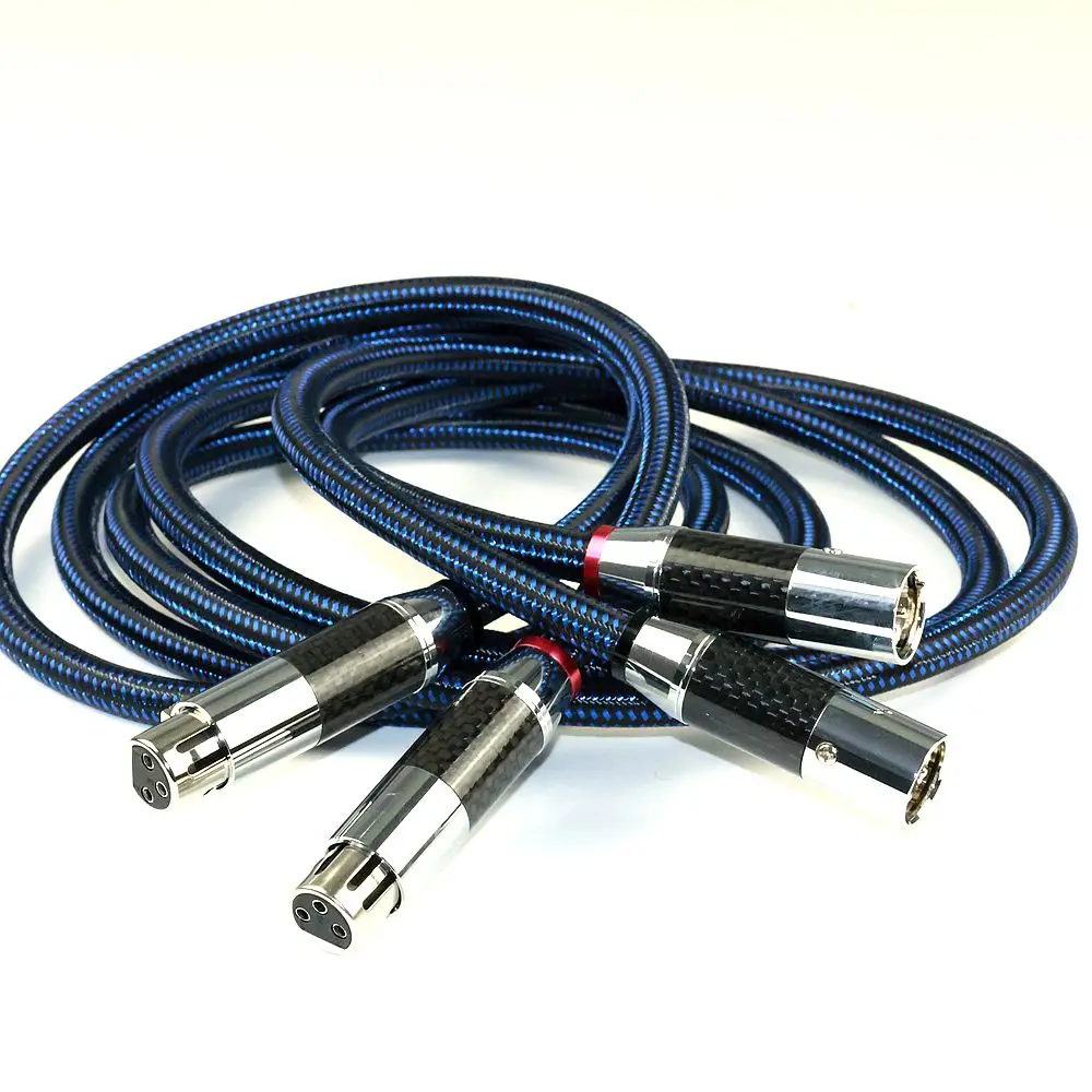 Фото Кабель Furutech DAS4.1 XLR сбалансированный, Alpha OCC DUCC, 7N медь, Hi-Fi аудиокабель, с позолоченными разъемами для DAC и усилителя №2