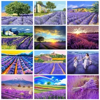 ruopoty decorative diy paint by numbers handpainted paintings on number lavender number painting personalized gift for adults