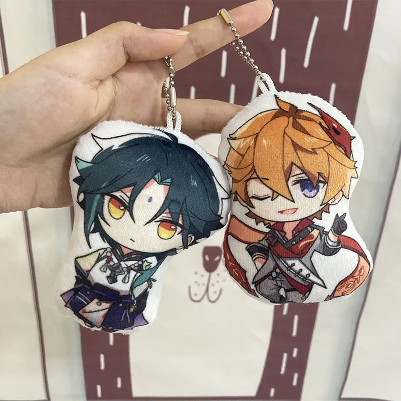 

Игра Genshin Impact Zhong Li Xiao Paimon Косплей Кукла игрушка мягкие плюшевые Мультфильмы для детей Рождественский подарок ключ кулон игрушки аксессуары