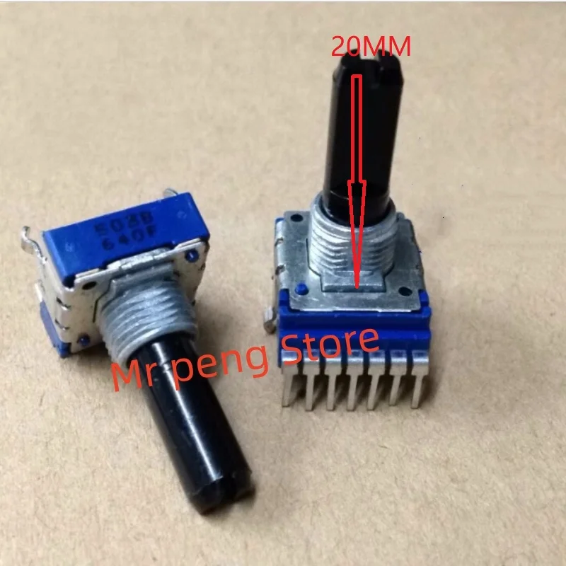 2 шт. потенциометр для ALPS RK14 двухдиапазонный средний B50K оси 20 мм количество винтов