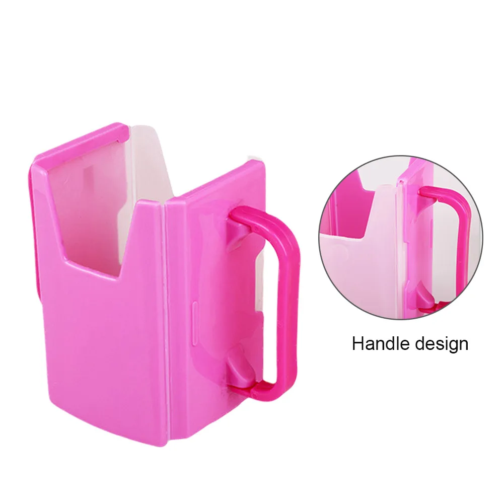 

Drink Adjustable Size Milk Box Holder Storage Bottle Cup Toddler Juice Pouch Protable With Handles For Baby Spill Proof Foldable