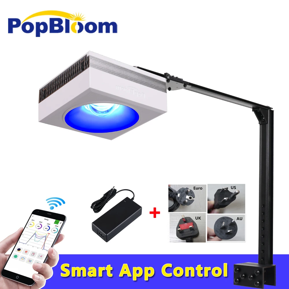 Программируемое приложение PopBloom-WiFi для морского аквариума коралловый риф