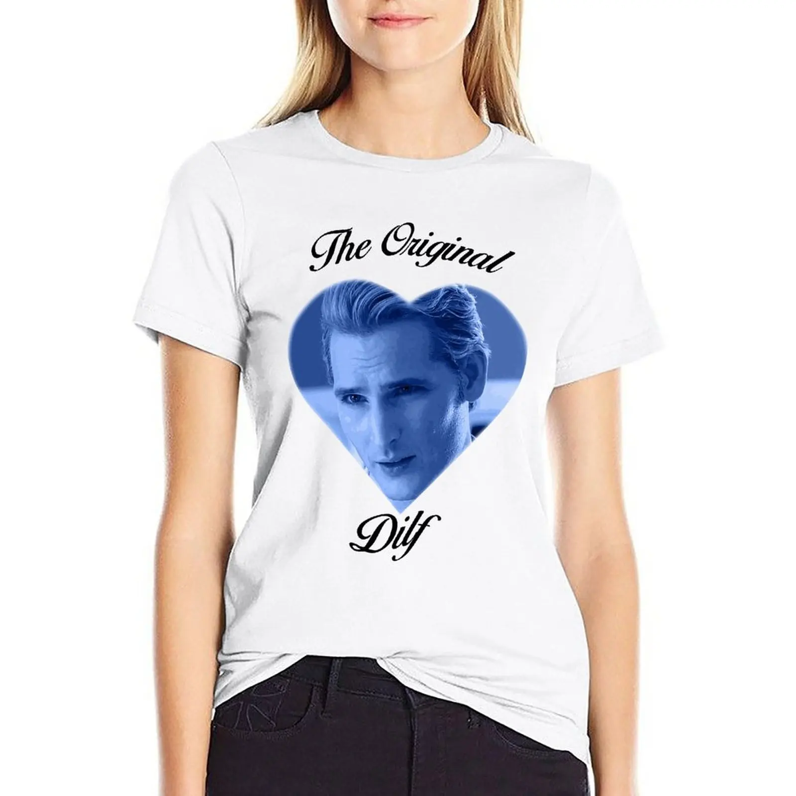 

The Original Dilf Carlisle Cullen - Twilight Oversize T Shirt Harajuku Women Clothes Short Sleeve Streetwear Large Size Tops Tee