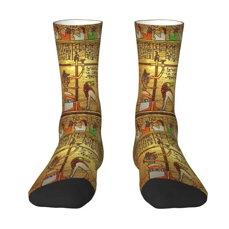 

Soul Judgment Men Women Crew Socks Unisex Cute Anubis Hieroglyphs Spring Summer Autumn Winter Dress Socks
