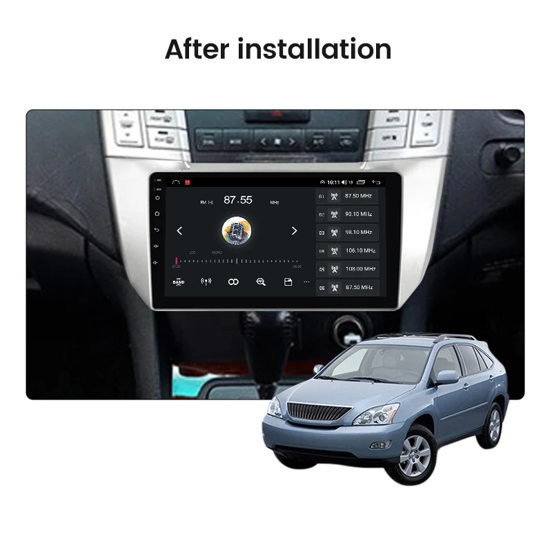 Android11 8 + 128G автомобильное радио стерео для Lexus RX-300 2003-2009 мультимедийный плеер с