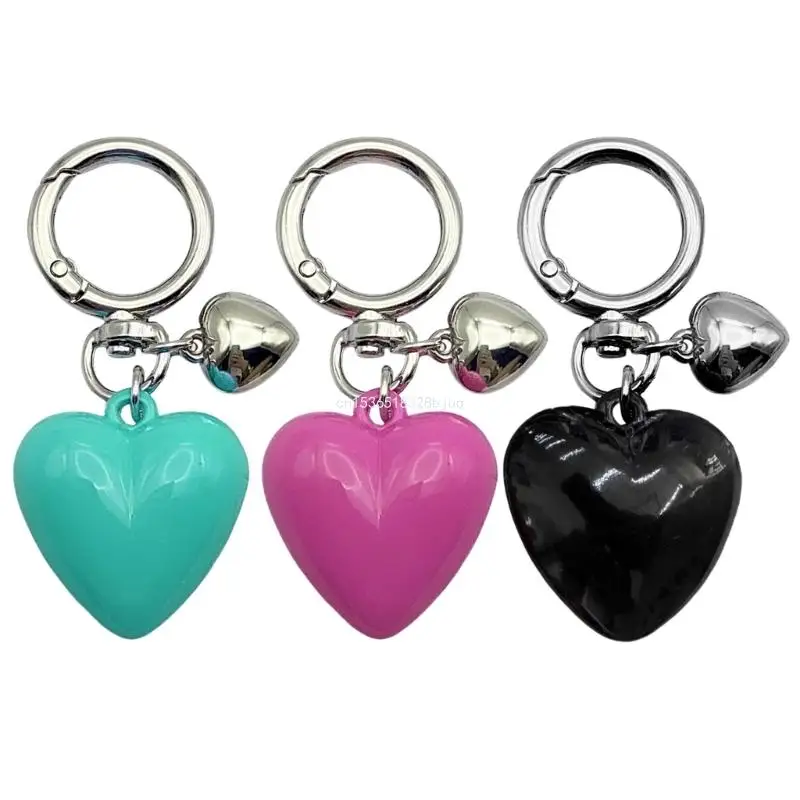 Многофункциональный брелок в форме сердца со смолой подходящий для подарков и