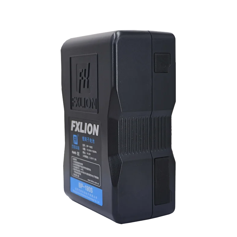 Фото Аккумулятор Fxlion BP-190S 14.8V/190wh V-Mount USB-A d-tap и 2 1-контактных разъема. 5-уровневый индикатор заряда батареи для камеры/фонарика №2