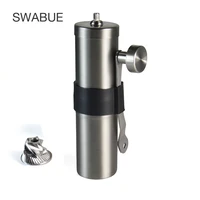 manual coffee machine maker set burr 304 stainless steel core protable handmade mill coffee beans grinder accessories adjustable