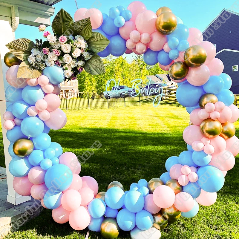 

Maca розовые светильник-голубые латексные воздушные шары для вечеринки в честь Дня рождения, свадьбы, декорация для детского праздника, набор...