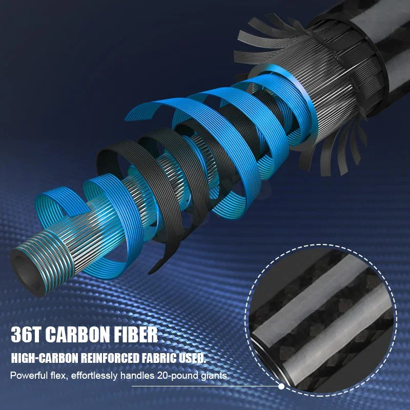 200 г приманка 4 5/5 м морская удочка 36 т углеродное волокно для бросания на