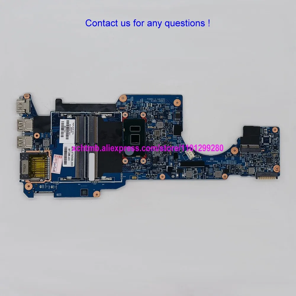 

855962-601 i3-6100U CPU 15256-3 855962-001 for HP Pav x360 Convertible 13-u Series 13T-U000 15-ax Laptop NB Motherboard Tested