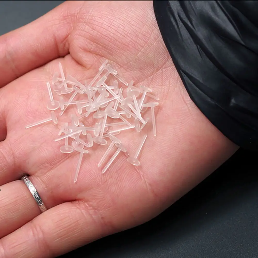 

Invisible Earplugs Earplugs Plastic Flat Stud Pin Ear Post Jewelry Making Stud Earring Jewelry accessory Jewelry Parts