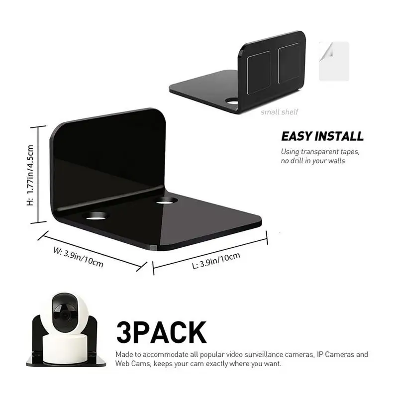 Акриловая компактная настенная фотовспышка 3 для камер видеонаблюдения