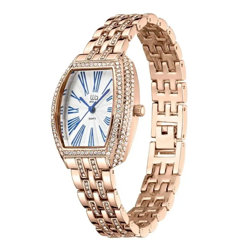 WIILAA Women Watches Luxury Brand Fashion Diamond Square Wristwatch Ladies Bracelet Watche Dresses For Women Relogio Feminino enlarge