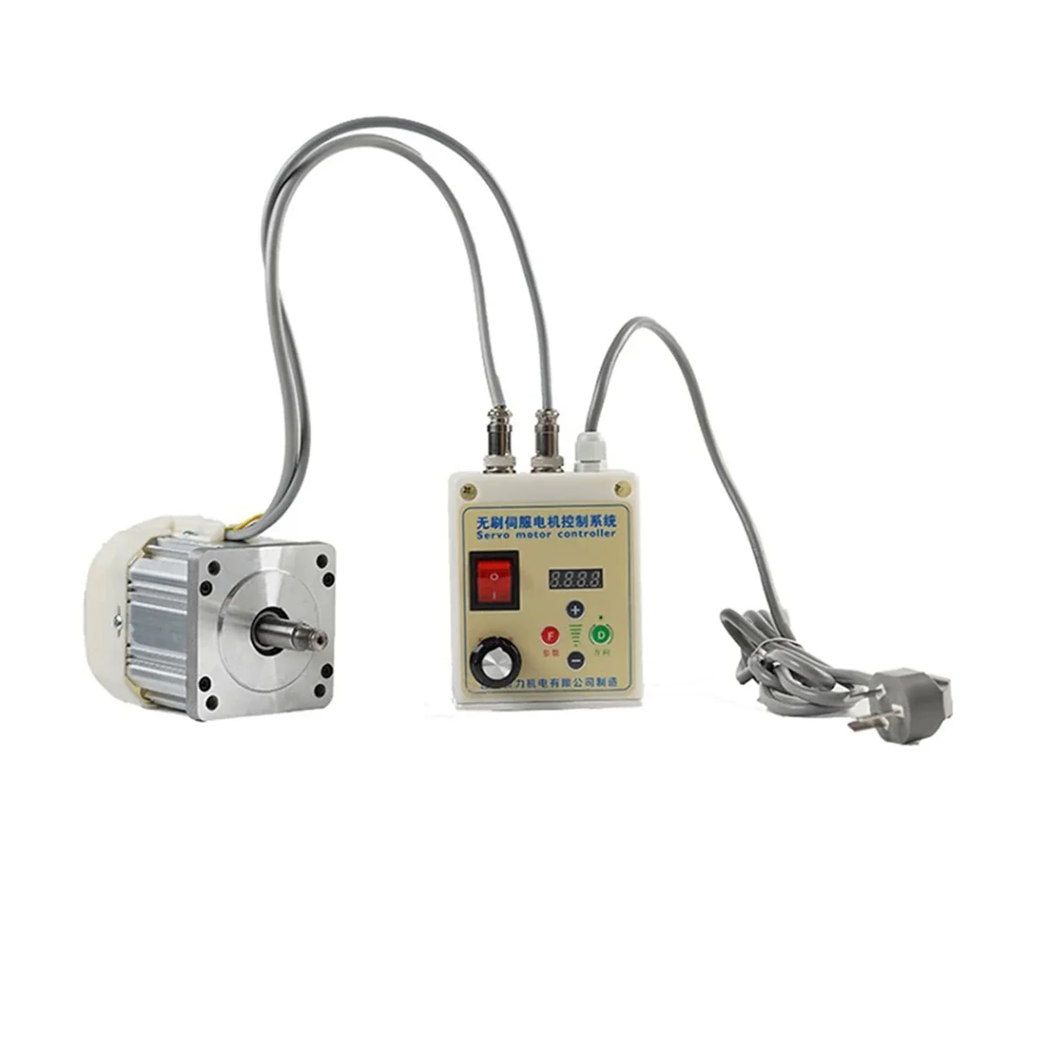 

110 В 220 В двигатель постоянного тока с медным сердечником для песчаной ленты, промышленная швейная машина, бесшумный бесщеточный серводвигатель, регулятор скорости 750 Вт