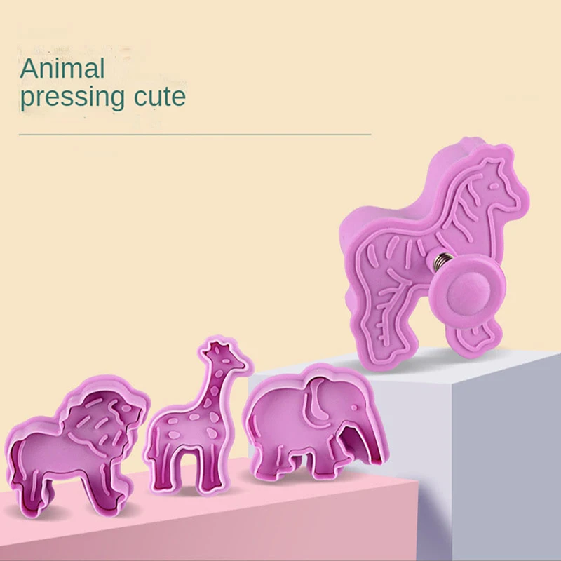 

3D Animal Cookie Cutter Biscuit Cake Molds Baking Mould Kids Birthday Party Festival Children's Day Opening Ceremony Baking Tool