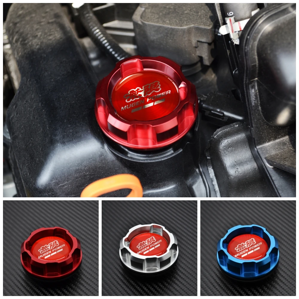 

Aluminum ENGINE Oil Cap For Honda Accord SI Element ACURA INTEGRA S2000 PRELUDE CRV Civic Fit car accessories Mugen Power