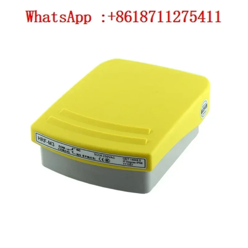 Ножной переключатель HRF-M3 водонепроницаемый сильноточный IP68 устойчивый к